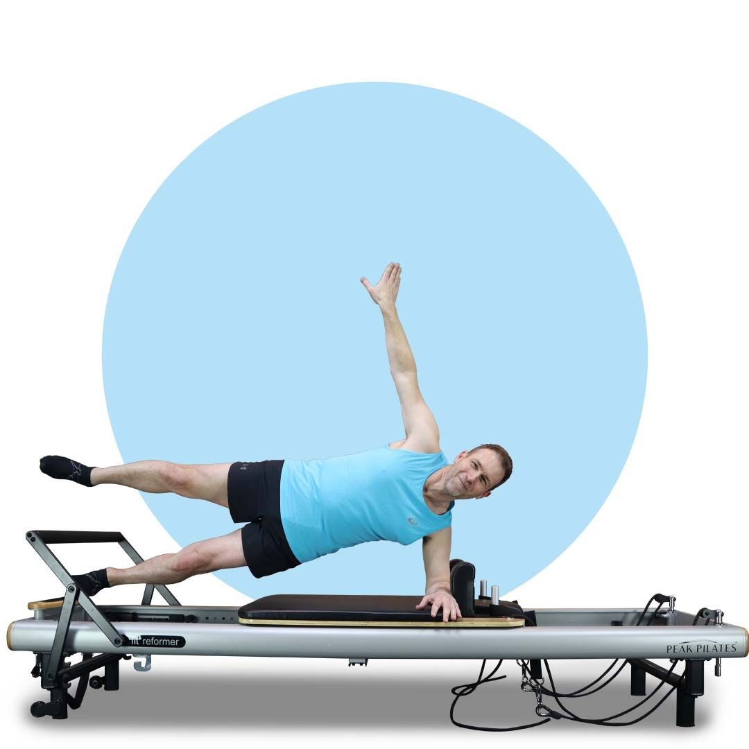 Reformer Pilates Movement - Star side plank