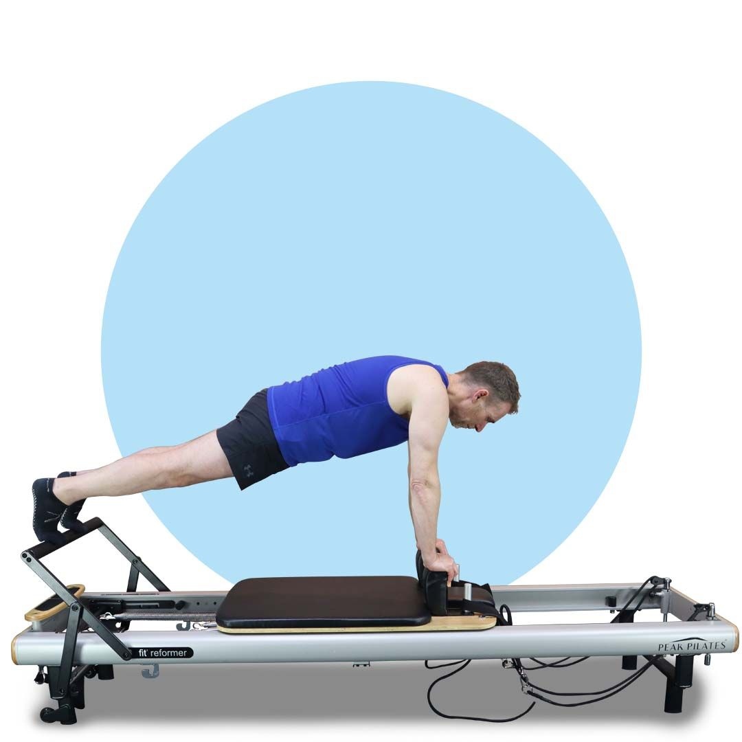 Reformer Pilates Movement - High plank